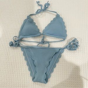Baby blue bikini